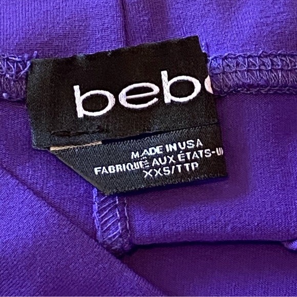 Bebe Purple Midi Knit Pencil Skirt size XXS - Picture 9 of 16